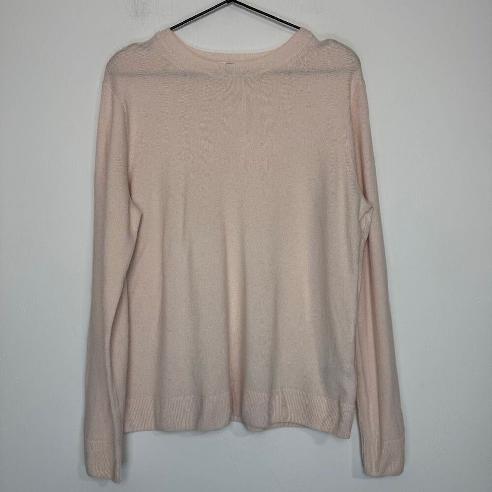 Uniqlo Baby Pink Crewneck Cashmere Sweater XL